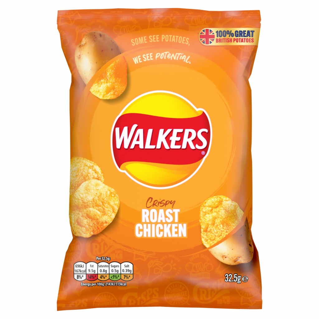 Bulk Buy WALKERS Roast Chicken Crisps Wholesale | KFF