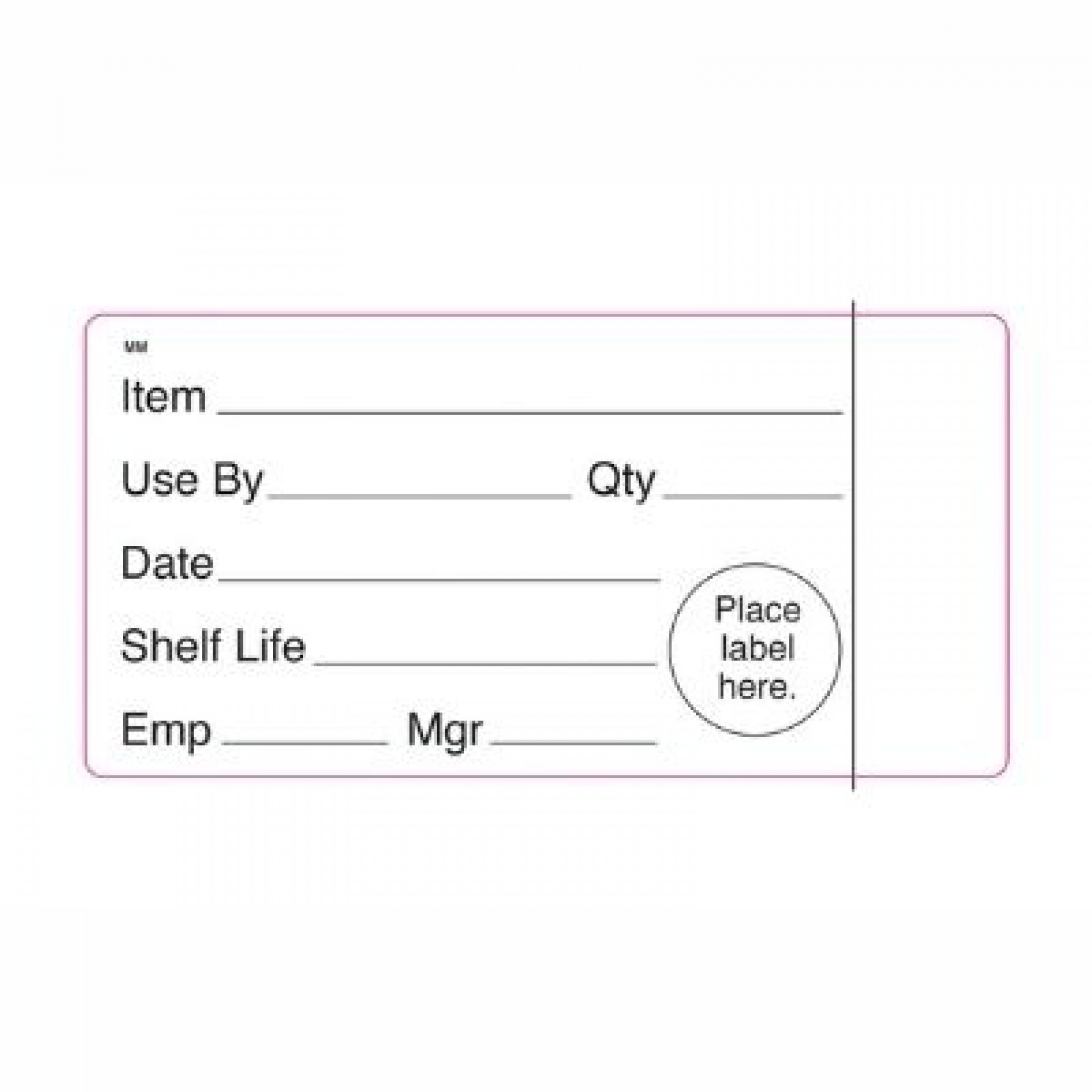 Bulk Buy Removable Shelf Life Labels 4x2