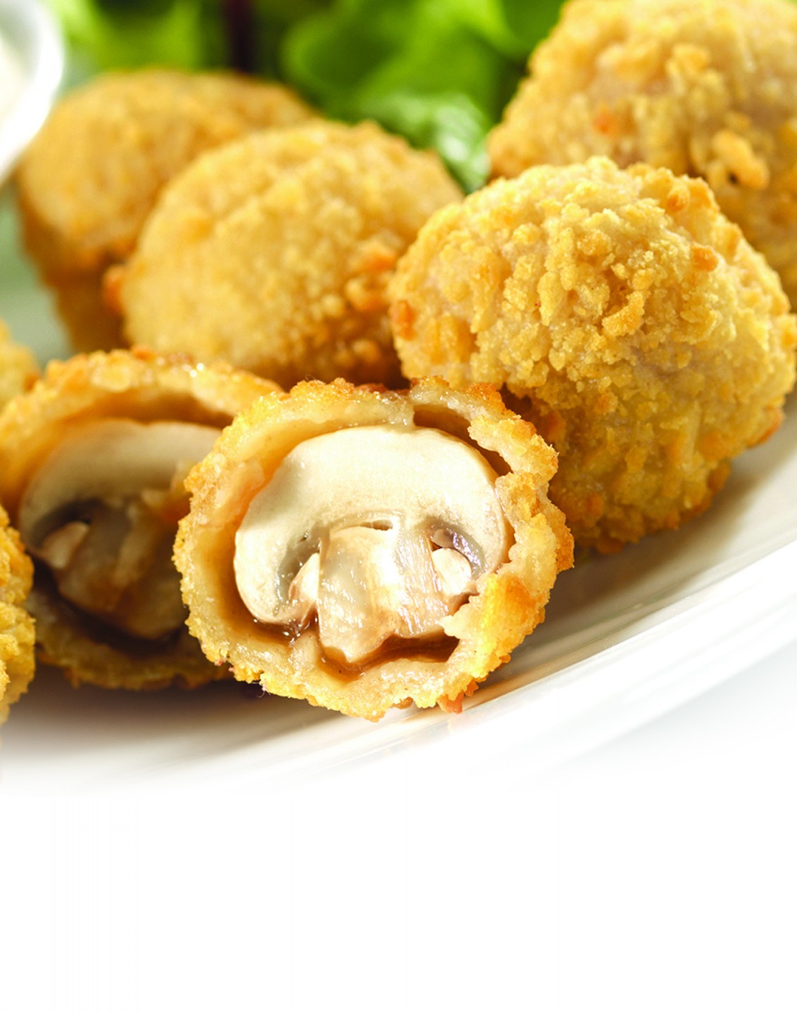 Crispy Breaded Mushrooms