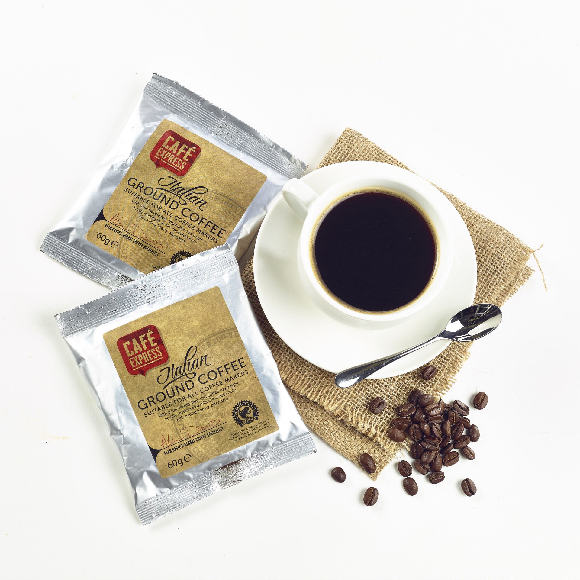 CAFE EXPRESS Italian Ground 3 Pint Filter Coffee Sachets