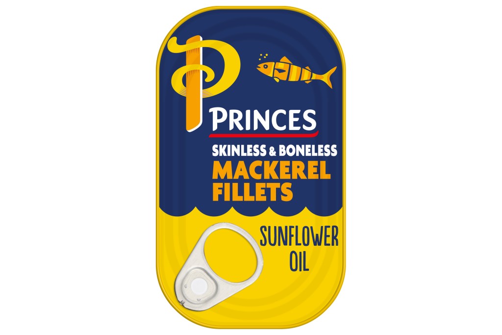PRINCES Mackerel Fillets in Sunflower Oil