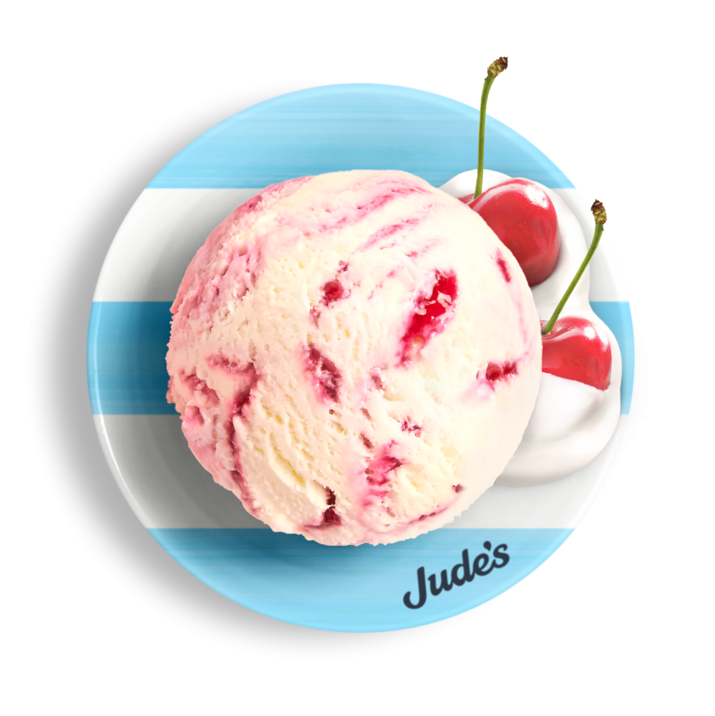 JUDES Cherries & Clotted Cream Ice Cream