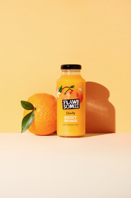 FLAWSOME! Orange Cold-Pressed Juice (Glass Bottle)