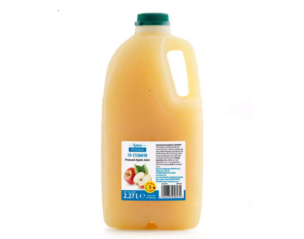 SYSCO PREMIUM Freshly Squeezed Apple Juice