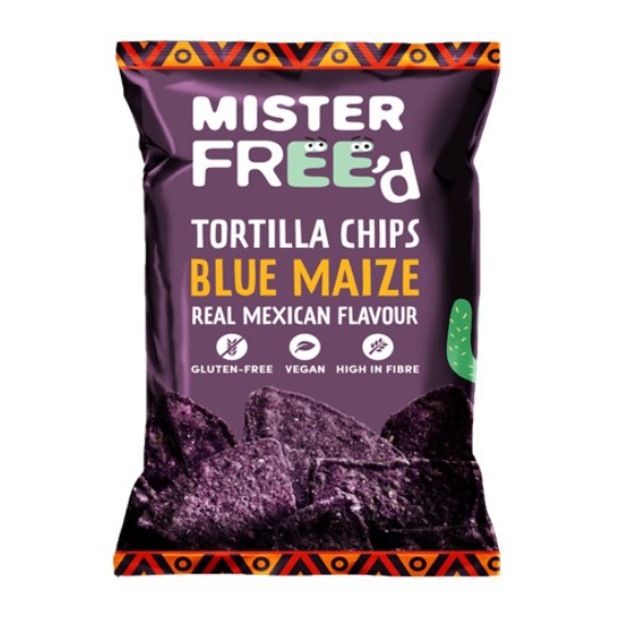 MISTER FREE'D Blue Maize Tortilla Chips
