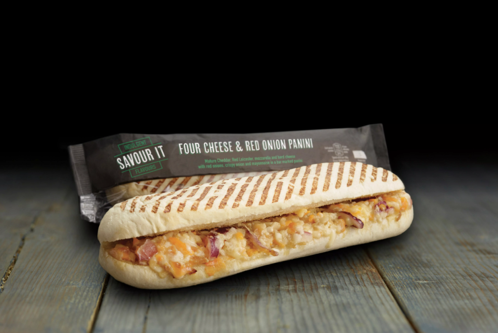 SAVOUR IT Four Cheese & Red Onion Panini