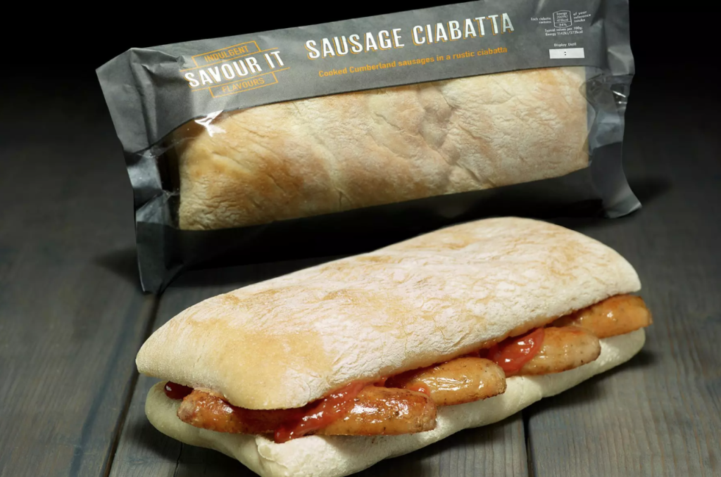 SAVOUR IT Sausage Ciabatta