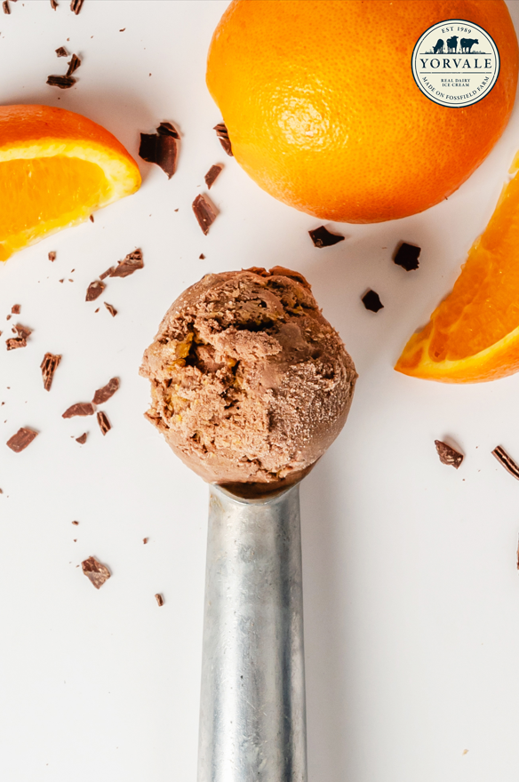 YORVALE Chocolate Orange Ice Cream