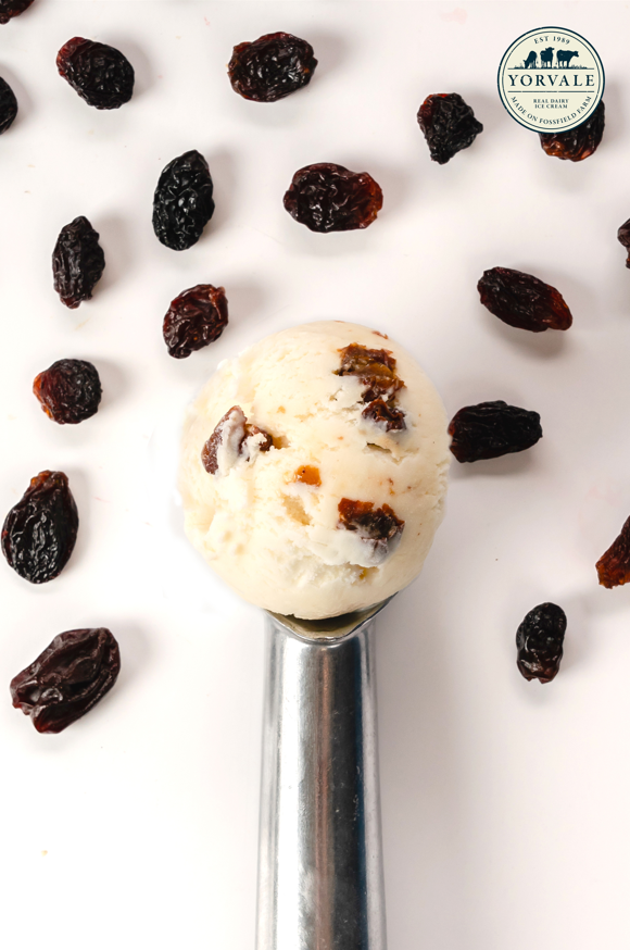 YORVALE Jamaican Rum & Raisin Ice Cream