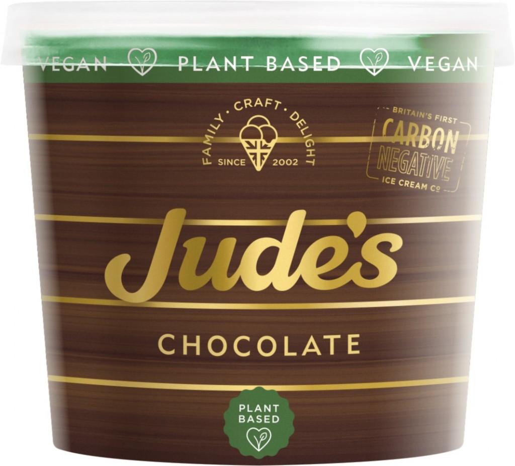 Judes Vegan Chocolate Ice Cream Tubs