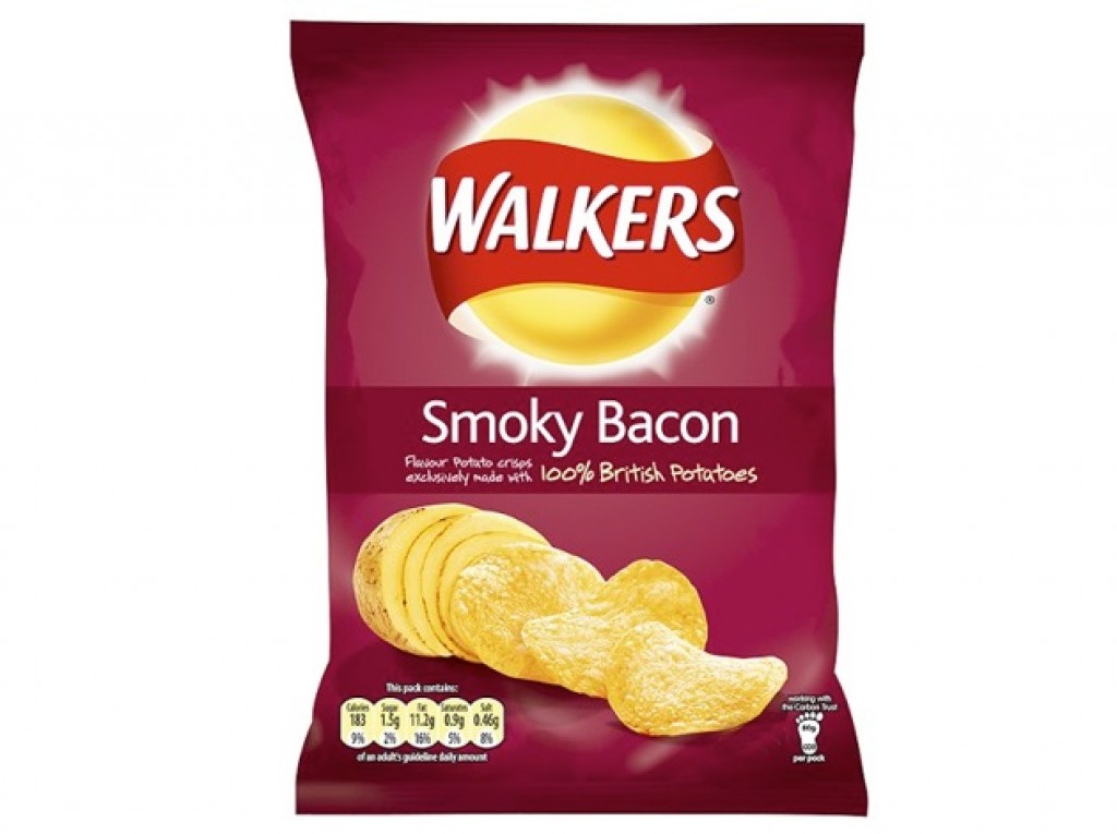 are walkers smoky bacon crisps vegetarian