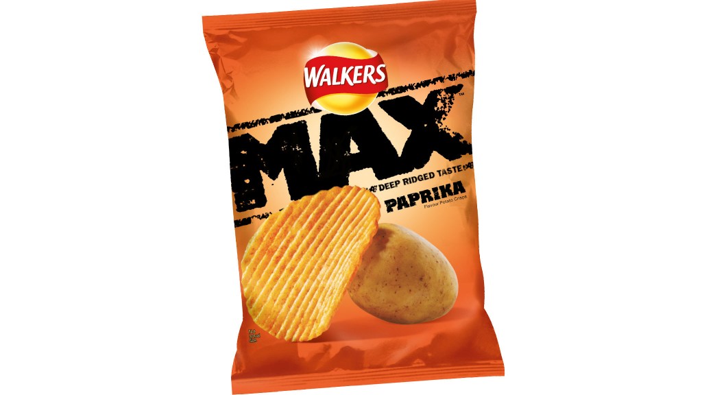 WALKERS Max Paprika Crisps