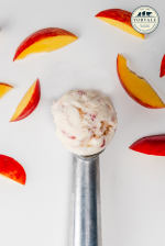 YORVALE Peach Melba Ice Cream