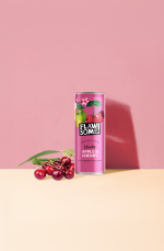 FLAWSOME! Apple & Sour Cherry Sparling Juice Drink (Can)